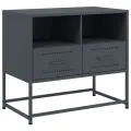 Meuble TV anthracite 68x39x60,5 cm acier