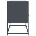 Meuble TV anthracite 68x39x60,5 cm acier