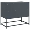 Meuble TV anthracite 68x39x60,5 cm acier