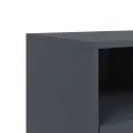 Meuble TV anthracite 68x39x60,5 cm acier