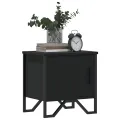 Tables de chevet 2 pcs Noir 40 x 30 x 40 cm Aggloméré