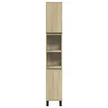 Armoire salle de bain chêne sonoma 30x30x190 cm
