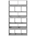 Bibliothèque sonoma gris 100x33x187,5 cm bois d'ingénierie