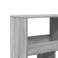 Bibliothèque sonoma gris 100x33x187,5 cm bois d'ingénierie