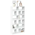 Bibliothèque blanc 100x33x187,5 cm bois d'ingénierie