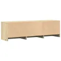 Meuble TV avec LED chêne sonoma 140x34x40 cm bois d'ingénierie