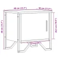 Tables de chevet 2 pcs Chêne sonoma 40 x 30 x 40 cm Aggloméré