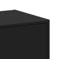 Armoire d'apothicaire noir 30x41x144,5 cm bois d'ingénierie