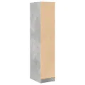 Armoire d'apothicaire gris béton 30x41x144,5 cm bois ingénierie