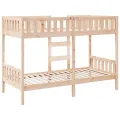 Lit superposé 80x200 cm Bois de pin massif