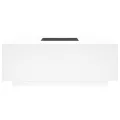 Table basse avec LED infini blanc 100x100x40 cm