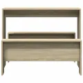 Ensemble table à manger et bancs 3 pcs bois d'ingénierie