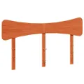 Cadre de lit sans matelas cire marron 140x200cm bois pin massif