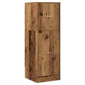 Armoire d'apothicaire vieux bois 40x41x118 cm bois d'ingénierie