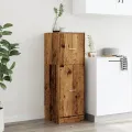 Armoire d'apothicaire vieux bois 40x41x118 cm bois d'ingénierie