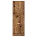 Armoire d'apothicaire vieux bois 40x41x118 cm bois d'ingénierie