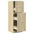 Armoire d'apothicaire chêne sonoma 40x41x118 cm bois ingénierie