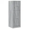 Armoire apothicaire sonoma gris 40x41x118 cm bois d'ingénierie