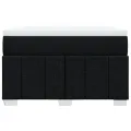 cadre de lit avec matelas Noir 120x200 cm Tissu