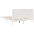 Cadre de lit extra long sans matelas 160x210 cm bois massif