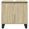 Ensemble de meubles de salle de bain 3 pcs chêne sonoma
