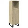 Ensemble de meubles de salle de bain 3 pcs chêne sonoma