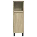 Ensemble de meubles de salle de bain 3 pcs chêne sonoma