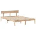 Cadre de lit sans matelas 120x200 cm bois de pin massif