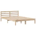 Cadre de lit sans matelas 160x200 cm bois massif de pin