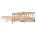 Cadre de lit sans matelas 180x200 cm bois massif de pin