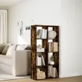 Étagère séparatrice de pièce chêne fumé 69,5x29x137,5 cm
