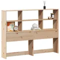 Tête de lit avec rangement 150 cm bois massif de pin