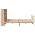 Cadre de lit sans matelas 120x200 cm bois de pin massif
