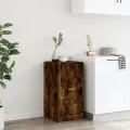 Armoire d'apothicaire chêne fumé 40x41x77,5cm bois d'ingénierie