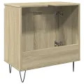 Armoire de bain chêne sonoma 58x33x60 cm bois d'ingénierie
