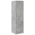 Armoire d'apothicaire gris béton 40x41x144,5 cm bois ingénierie