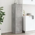 Armoire d'apothicaire gris béton 40x41x144,5 cm bois ingénierie