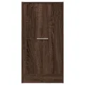 Armoire apothicaire chêne marron 40x41x77,5cm bois d'ingénierie