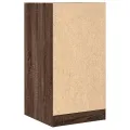 Armoire apothicaire chêne marron 40x41x77,5cm bois d'ingénierie