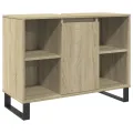 Armoire salle de bain chêne sonoma 80x33x60cm bois d'ingénierie