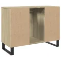 Armoire salle de bain chêne sonoma 80x33x60cm bois d'ingénierie