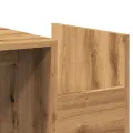 Table basse chêne artisanal 90x45x35 cm bois d'ingénierie