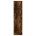 Armoire d'apothicaire chêne fumé 30x41x118 cm bois d'ingénierie