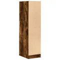 Armoire d'apothicaire chêne fumé 30x41x118 cm bois d'ingénierie