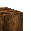 Armoire d'apothicaire chêne fumé 30x41x118 cm bois d'ingénierie