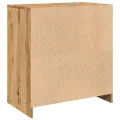 Buffet chêne artisanal 70x41x75 cm bois d'ingénierie