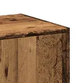 Armoire d'apothicaire vieux bois 30x41x77,5cm bois d'ingénierie