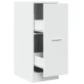Armoire d'apothicaire blanc 30x41x77,5 cm bois d'ingénierie