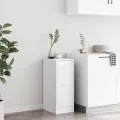 Armoire d'apothicaire blanc 30x41x77,5 cm bois d'ingénierie