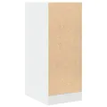 Armoire d'apothicaire blanc 30x41x77,5 cm bois d'ingénierie